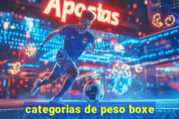 categorias de peso boxe